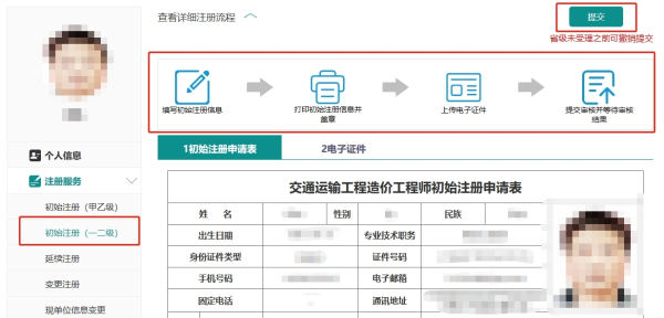 環(huán)球網(wǎng)校2021年交通運(yùn)輸工程一級造價(jià)工程師注冊7步流程圖解